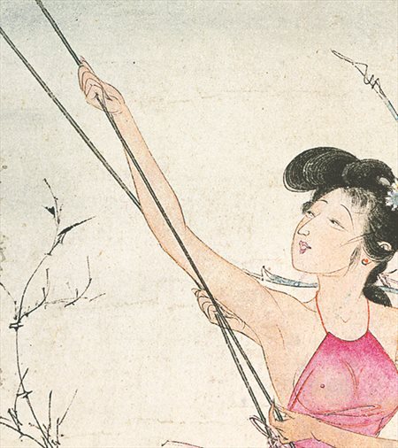 洪泽-胡也佛的仕女画和最知名的金瓶梅秘戏图